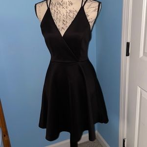 Black cocktail dress